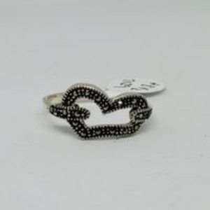 Real .925 Sterling Silver Heart Ring